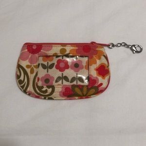Vera Bradley ID zipper pouch